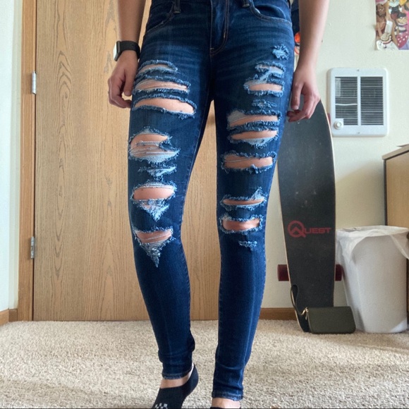 AE 360 Degrees Super Stretch Low Rise Jegging - Picture 10 of 10